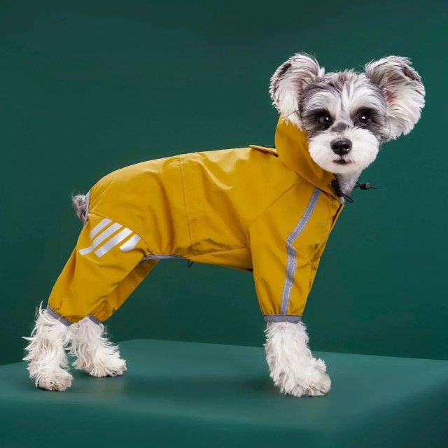 Reflective Waterproof Raincoat for Small & Medium Dogs