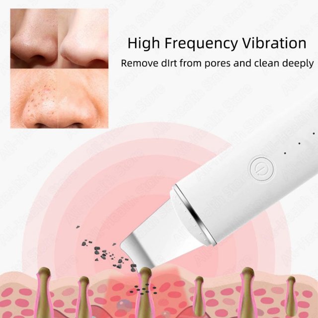 Ultrasonic Skin Scrubber Face Spatula – Deep Cleansing, Blackhead Remover & Skin Lifting Tool - Image 4