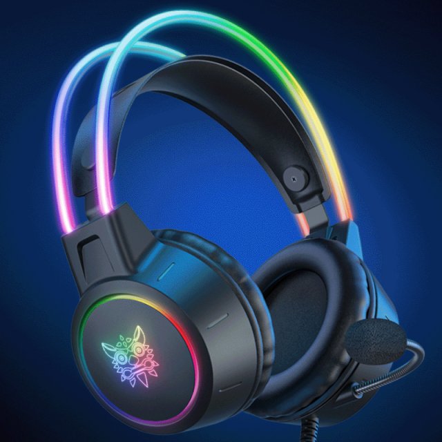 RGB Light Gaming Headset with 7.1 Surround Sound & Noise Cancelling Mic