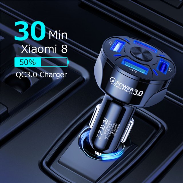 4-Port USB Car Charger - Image 3