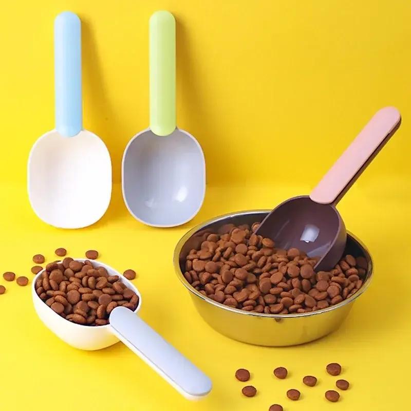 Multifunctional Clip Handle Pet Food Scoop - Dog & Cat Food Shovel
