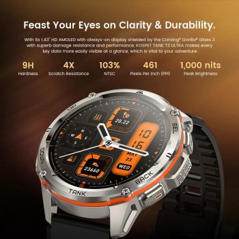 Alternative view of Ultra Rugged GPS Smartwatch for Men & Women