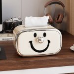 Smiling Face Tissue Box Cover