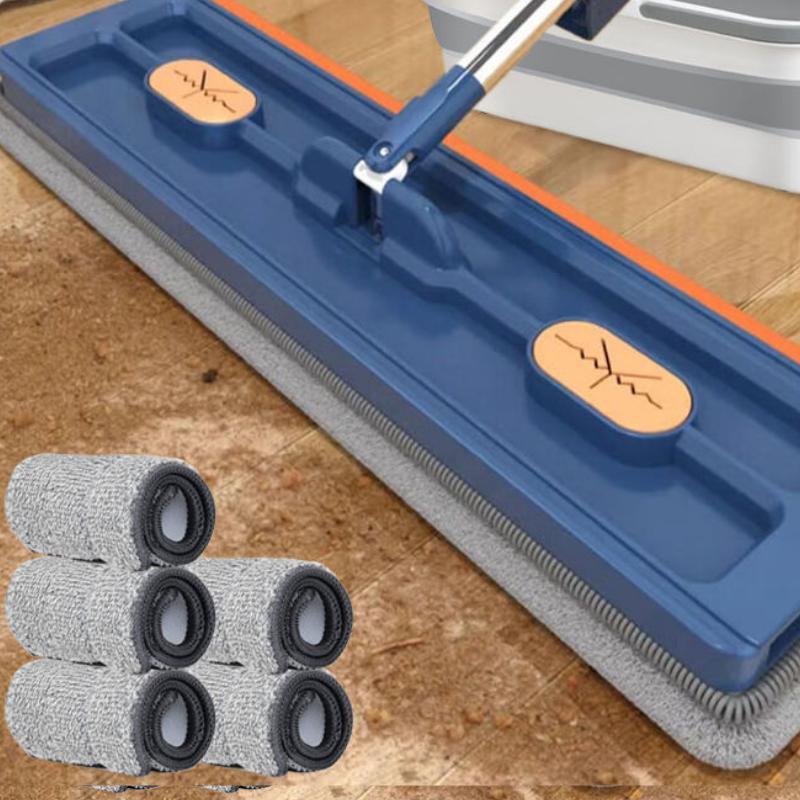 2-in-1 Microfiber Floor Cleaning Mop and Bucket Set