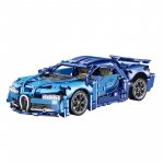 1:14 Scale Bluce Sports Car MOC Building Blocks Kit (1259 Pcs)