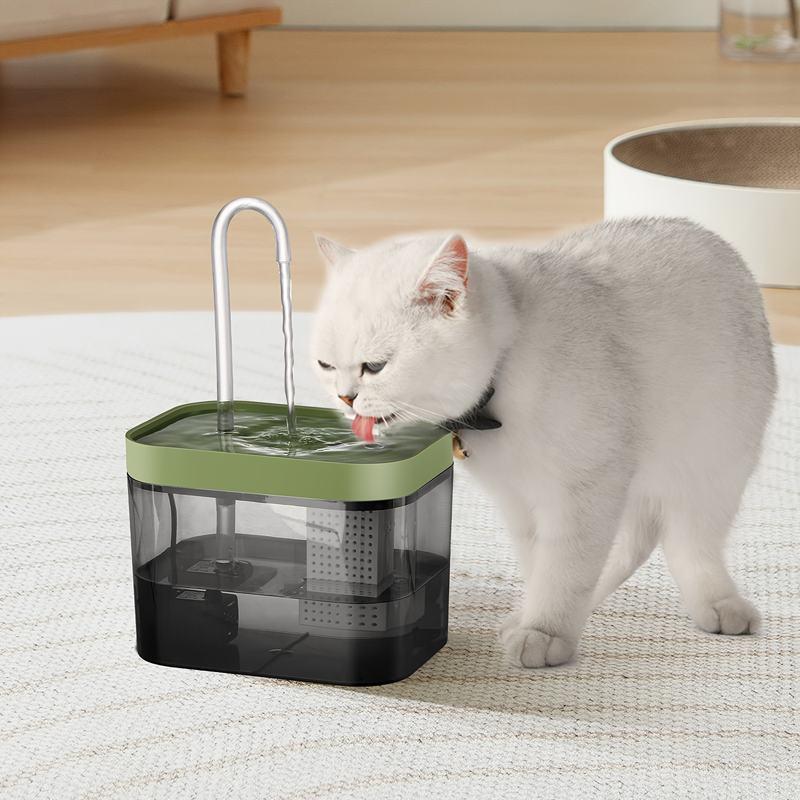 Cat Water Fountain – Auto Filter USB Electric Mute Recirculating Water Dispenser for Cats