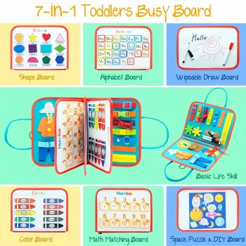 Alternative view of Toddler Montessori Busy Board