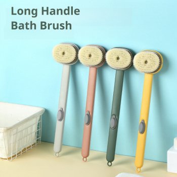 Alternative view of Long Handle Liquid Bath Brush
