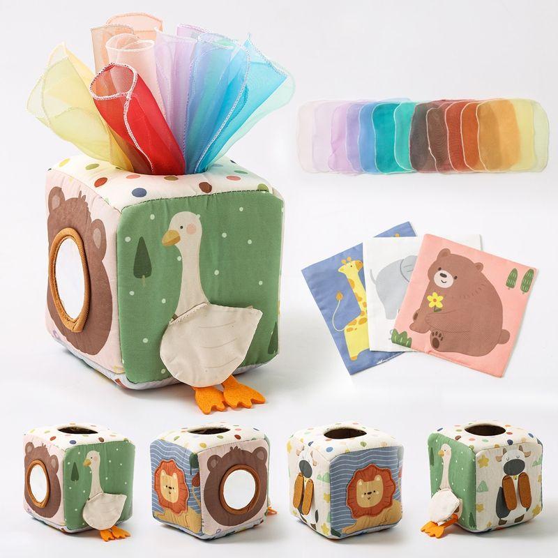 Colorful Cotton Tissue Box Toy