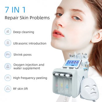 Alternative view of 7-in-1 Water Oxygen Small Bubble Machine for Professional Facial Spa & Skin Care