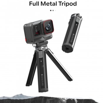 Alternative view of Lightweight Aluminum Tripod with 1/4 Screw for Action Cameras