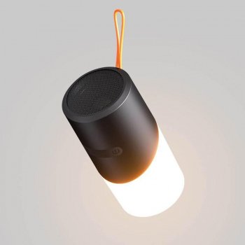 Portable RGB Bluetooth Speaker with Waterproof Design and LED Light Effects