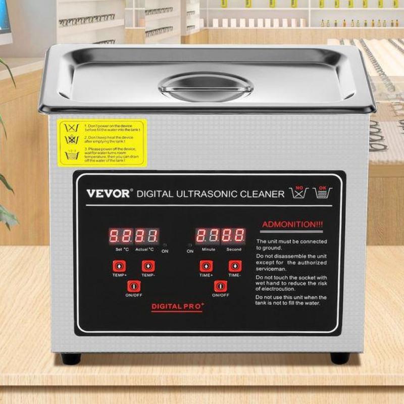 Ultrasonic Cleaner Stainless Steel Heated Washing Machine for Deep Cleaning