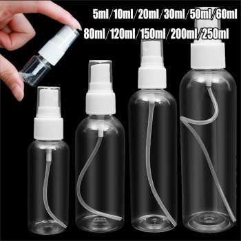 Alternative view of Transparent Refillable Spray Bottle - Travel-Friendly Perfume & Essential Oil Atomizer
