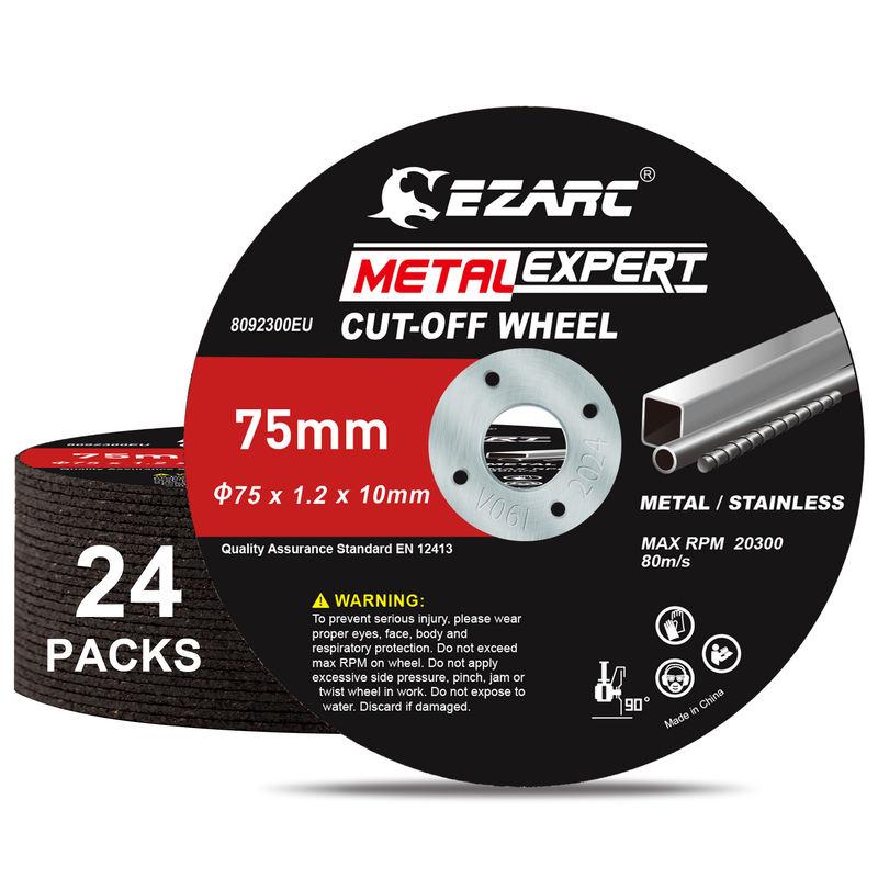 Cut Off Wheels 24PCS - 3" x 0.04" Metal & Stainless Steel Cutting Discs