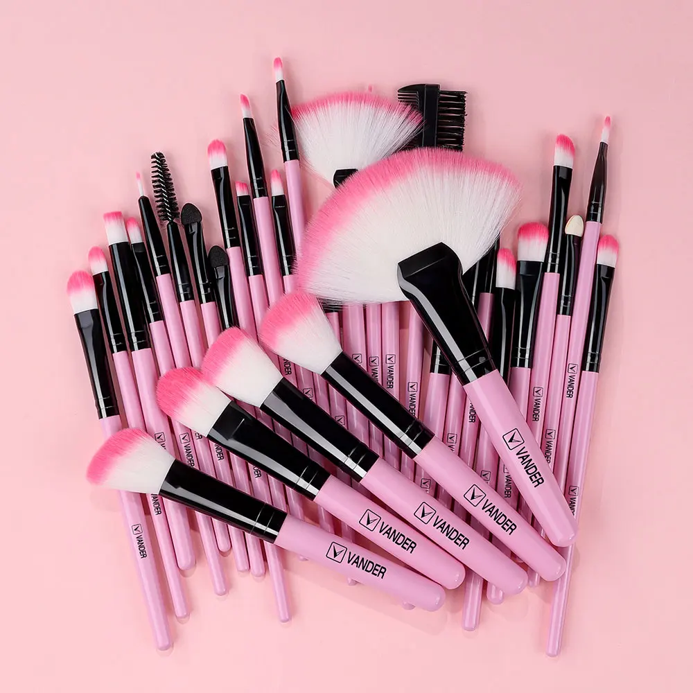 32 Piece Soft Makeup Brushes Set