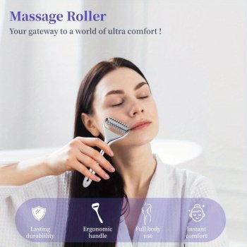 Alternative view of Face Massager Acupressure Roller for Neck, Arms, Legs, Feet & Face – Deep Tissue Skin Care Tool