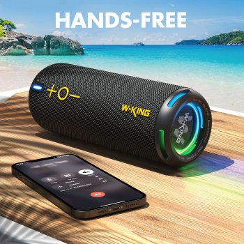 Alternative view of 40W Portable Bluetooth Speaker with Dynamic Lights, IP67 Waterproof, APP Control
