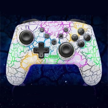 RGB Wireless Gamepad Joystick Controller for Nintendo Switch, PS3, PC & More