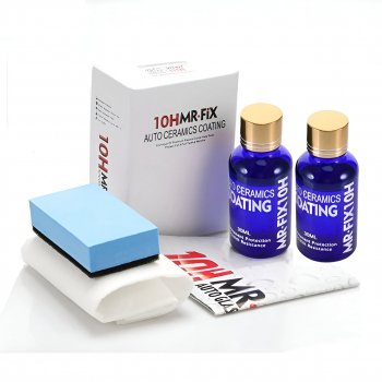 2Pcs 30ml 10H Ceramic Glass Coat Hydrophobic Car Paint Protection Polish