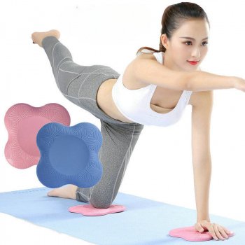 Alternative view of Thick TPE Yoga Knee Pad Cushion for Joint Support & Fitness Exercises