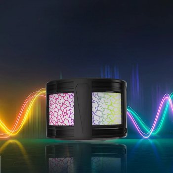 Portable Bluetooth Speaker with Colorful Lights