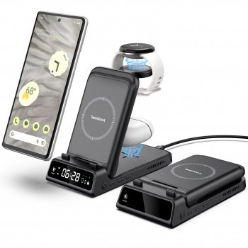 3-in-1 Wireless Charging Station for Google Pixel, Pixel Watch & Buds Pro