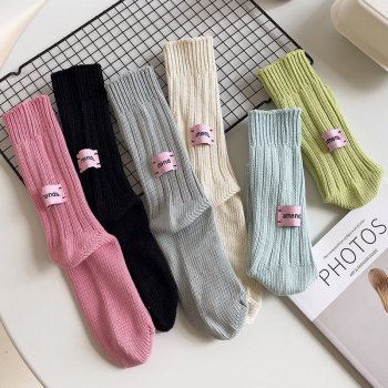 Winter Warm Knit Mid-Calf Crew Socks