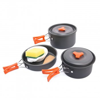 Camping Cookware and Tableware Set - Lightweight Outdoor Cooking Equipment
