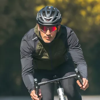 Men's Thermal Cycling Jacket with Hood