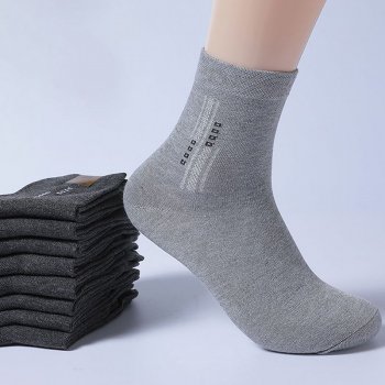 Alternative view of 5 Pairs Men's Breathable High-Elastic Sports Socks
