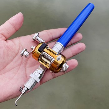 Mini Telescopic Pen Fishing Rod and Reel Set