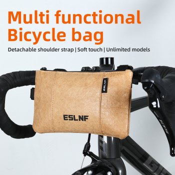 Alternative view of Bicycle Handlebar Bag - Top Tube, Front Beam, Mobile Phone & Side Storage Bag