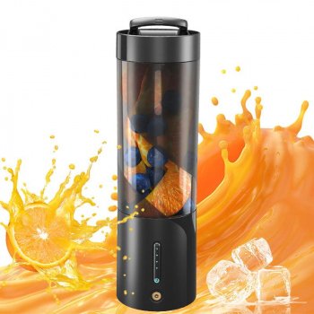 Portable Electric Mini Blender for Smoothies, Juices, and Shakes - 16 oz
