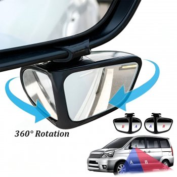 360° Adjustable Car Blind Spot Mirror