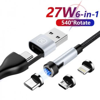 Alternative view of 6-in-1 Magnetic Charging Cable
