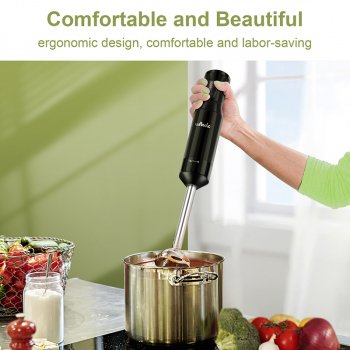 Alternative view of 600W Electric Hand Blender with Turbo Function for Smoothies, Baby Food & More