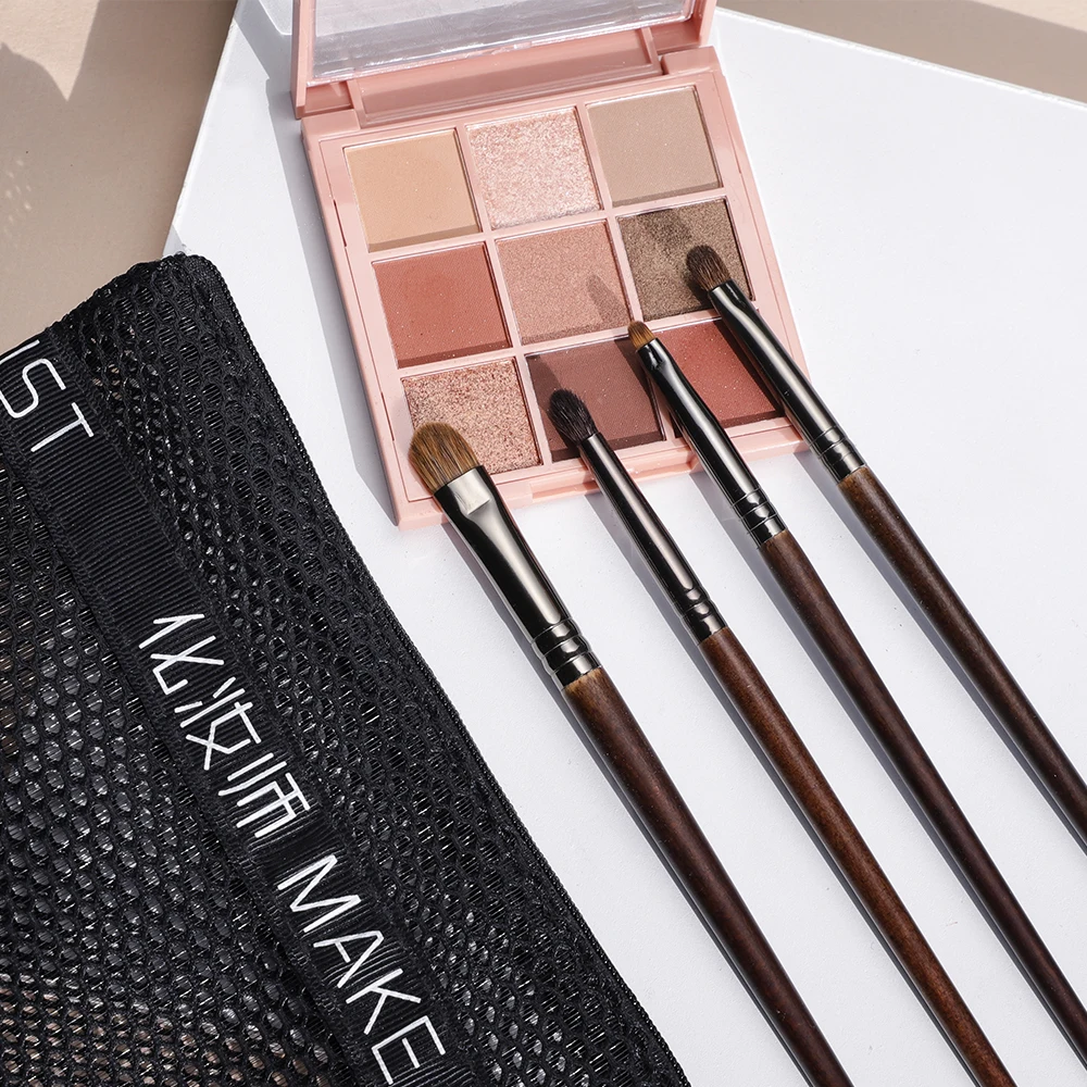 Professional 4-Piece Eyeshadow Makeup Brush Set