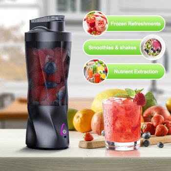 Alternative view of Portable Electric Smoothie Blender 700ML USB Rechargeable
