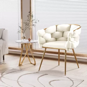 Modern Velvet Vanity Chair