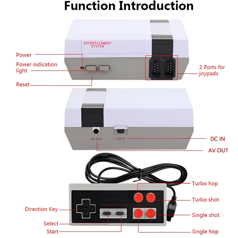 Mini Handheld Retro Game Console - Image 4