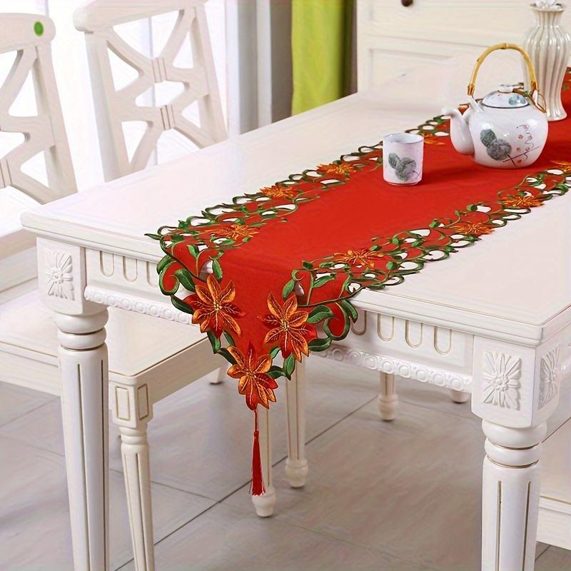 Embroidered Christmas Table Runners