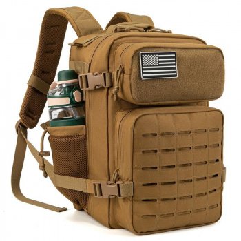 25L Tactical MOLLE Backpack for Outdoor, Hiking, Gym & EDC